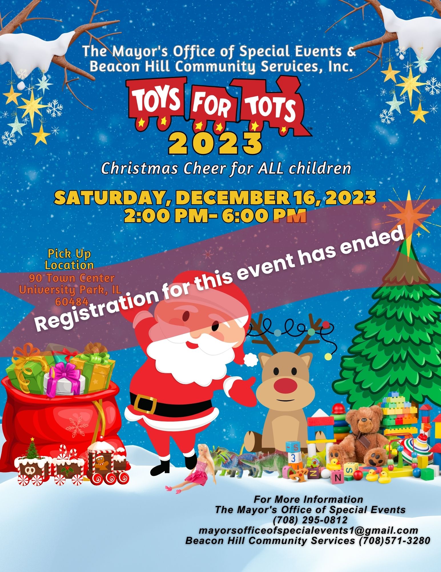 Toys for Tots Registration has ended